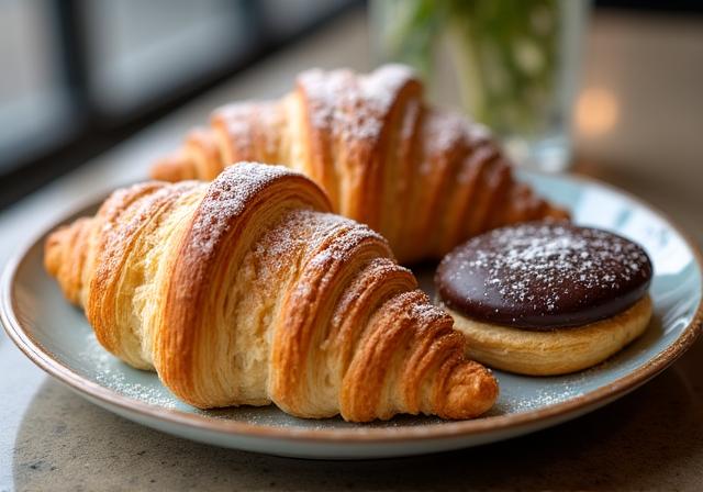 Signature Almond Croissant and Pain au Chocolat